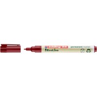 EDDING Permanent Marker 25 EcoLine 25-2 rot