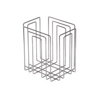 TMP Collecteur de papier/journaux 1111.01 chrome 37x27x37cm