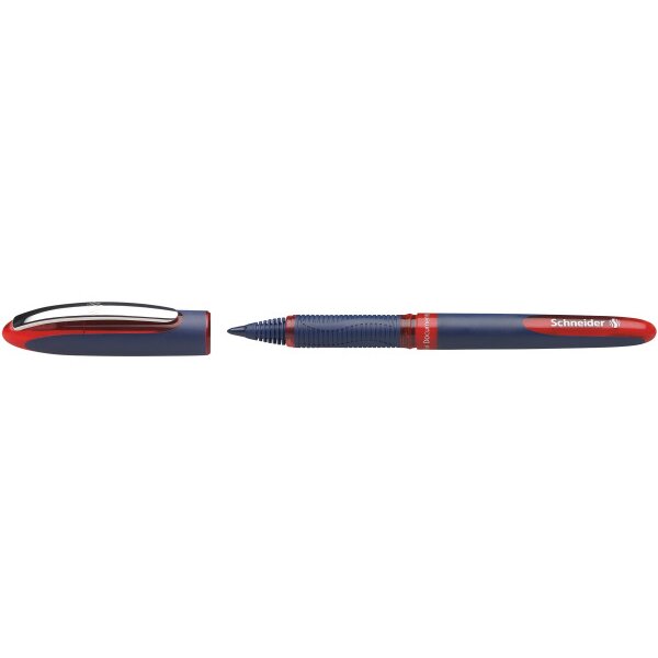 SCHNEIDER Rollerball One Business 183002 rouge ind&eacute;l&eacute;bile