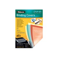 FELLOWES Deckblatt 200mic A4 5377401 grau transp. 100...