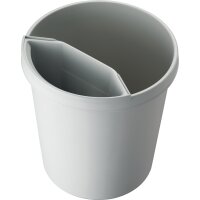 helit Papierkorb "the german", 18 Liter, PE, rot