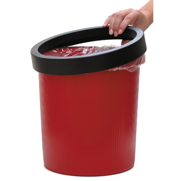 helit Corbeille à papier the german, 18 litres, PE, bleu