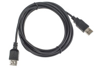 LINK2GO USB 2.0 Cable, A-A US2111MBB male female, 3.0m