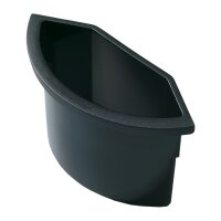 helit Papierkorb "the german", 18 Liter, PE, lichtgrau