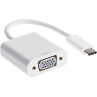 LINK2GO Adapter C Type - VGA AD6211WP male-female, 15cm