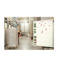 magnetoplan An- und Abwesenheitsplaner, (B)450 x (H)600 mm