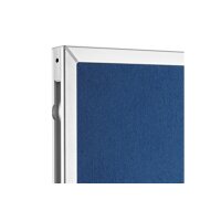 MAGNETOPLAN Design-Moderatorentafel Filz 1151303 blau, klappbar 1200x1500mm