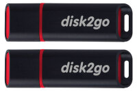 DISK2GO USB-Stick passion 2.0 8GB 30006571 USB 2.0 double...