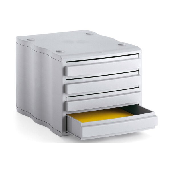 STYRO Module de classem. styrowave 248-8500.88 gris/gris 4 tiroirs