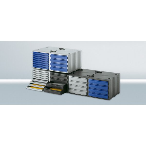 STYRO Module de classem. styrowave 248-8500.88 gris/gris 4 tiroirs