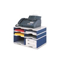 STYRO Ablagesystem styrodoc duo 268-2022211 grau/blau 6...