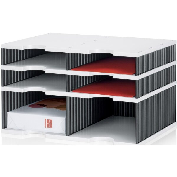 STYRO Set tiroires Duo gris/noir 268-2022211.98 6 comp.