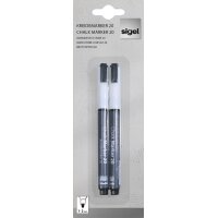 sigel Marqueur à craie 20, pointe ogive: 1 - 2 mm,...