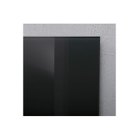 SIGEL Glas-Magnetboard GL210 schwarz 1200x900x15mm