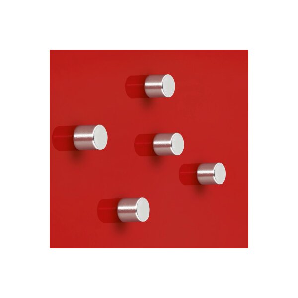 SIGEL Superdym Aimant 10mm BA700 stark argent, 5 pcs.