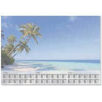 sigel Sous-main bloc papier Beach, 595 x 410 mm