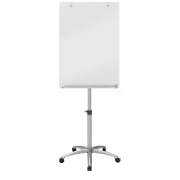 nobo Mobiles Glas-Flipchart, (B)700 x (H)1.000 mm