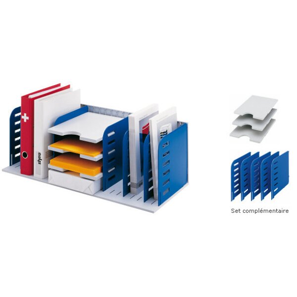 STYRO Etagère Flexiboard styrorac 280-3123.80 gris 3 pcs.