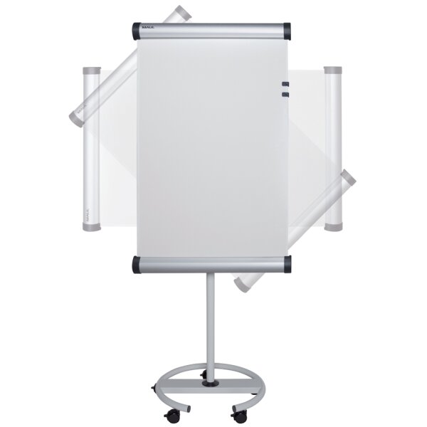 MAUL Chevalet de conférence, pied rond, gris