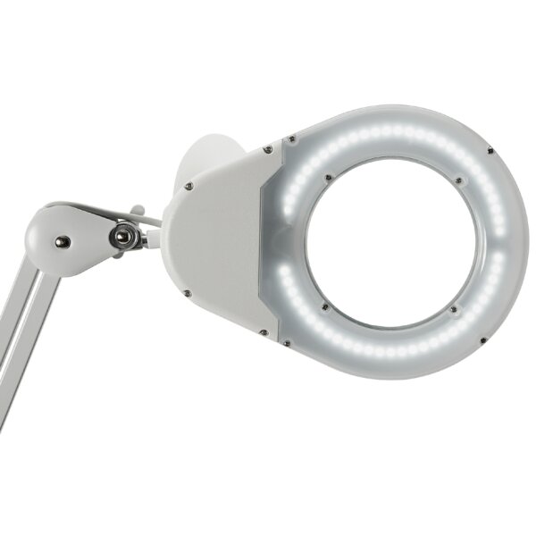 MAUL LED-Lupenleuchte MAULviso, Klemmfuss, schwarz