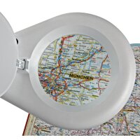 MAUL LED-Lupenleuchte MAULviso, Klemmfuss, schwarz