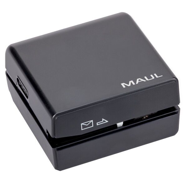 MAUL Elektrischer Brieföffner, Batteriebetrieb, schwarz