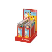 STABILO Farbstift Trio dick Zebrui 203/10115 Rollerset 10...