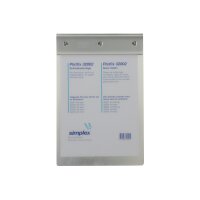 SIMPLEX Sous-main Platfix 32005 aluminium, pour A3...