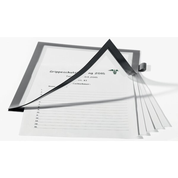 DURABLE Magnetrahmen DURAFRAME NOTE, DIN A4, schwarz