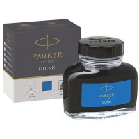 PARKER Flacon dencre QUINK, contenu: 57 ml, bleu royal