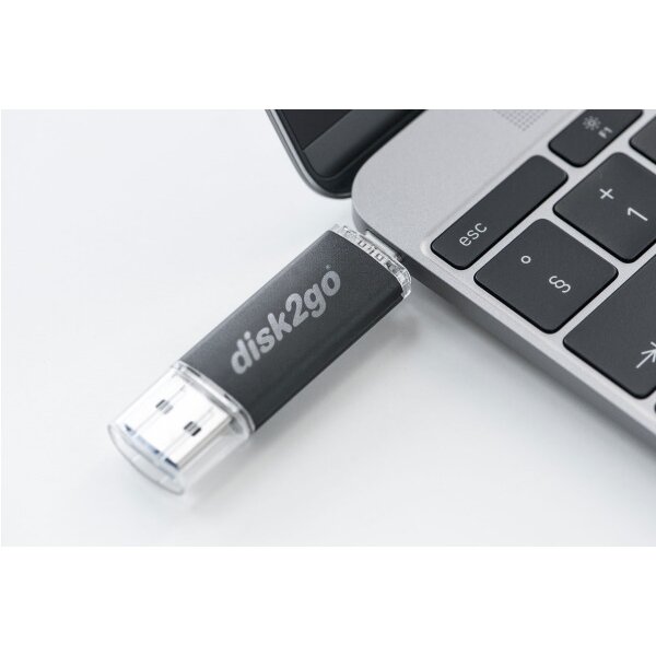 DISK2GO USB-Stick switch 16GB 30006591 Type-C USB 3.1 Type-A USB 3.0