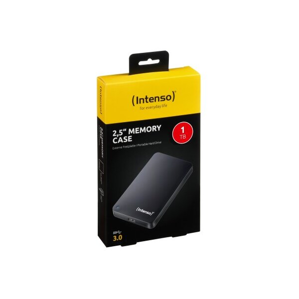 INTENSO HDD Memory Case 1TB 6021560 USB 3.0 2.5 inch black