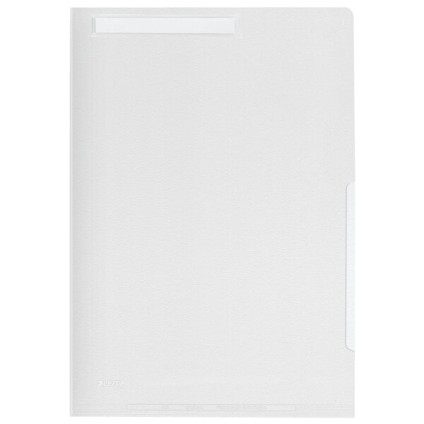 LEITZ Sichthülle Maxi, A4, PVC, genarbt, 0,20 mm