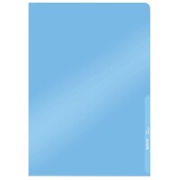 LEITZ Sichthülle Premium, A4, PVC, blau, 0,15 mm