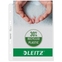 LEITZ Pochette perforée,format A5, PP, granuleux,...