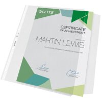 LEITZ Pochette perforée avec rabat, A4, PP, 0,12 mm