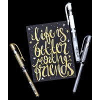 uni-ball Gel-Tintenroller SIGNO broad UM153, gold