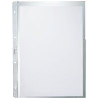 LEITZ Pochette perforée, A4, en PP, grainé, 0,12 mm,