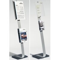 DURABLE Infoständer CRYSTAL SIGN stand, DIN A4