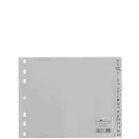 DURABLE Kunststoff-Register, A-Z, A4 halbe Höhe,...
