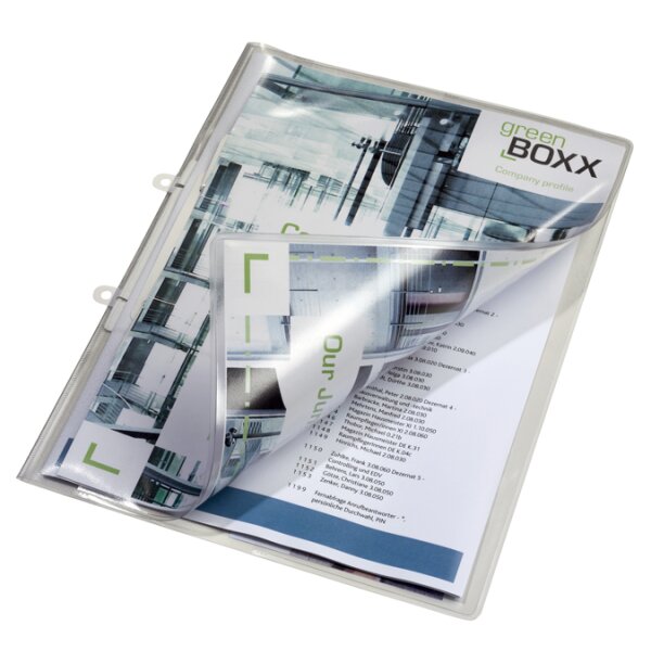 DURABLE Abheft-Sichthefter, DIN A4, glasklar, transparent