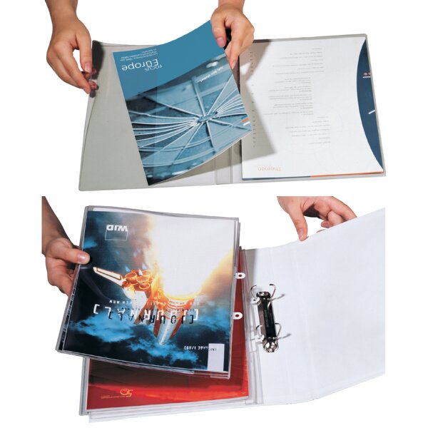 DURABLE Abheft-Sichthefter, DIN A4, glasklar, transparent