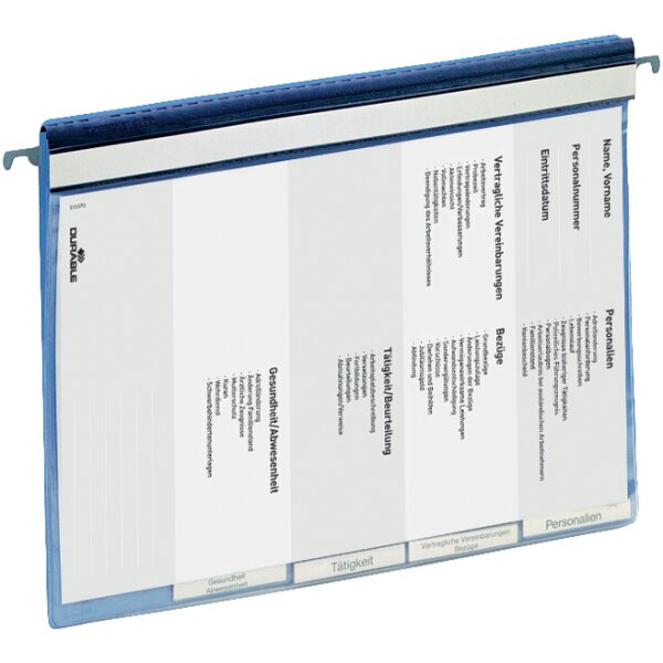 DURABLE Personalhefter, DIN A4, blau