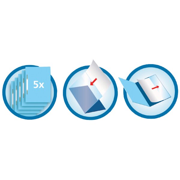 DURABLE Personalhefter, DIN A4, blau