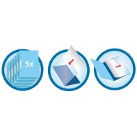 DURABLE Personalhefter, DIN A4, blau