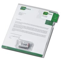 DURABLE pochette dictée, DIN A4, en plastique, bleu