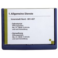 DURABLE Türschild CLICK SIGN, DIN A5, graphit