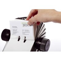 DURABLE Visitenkartenkartei VISIFIX, schwarz