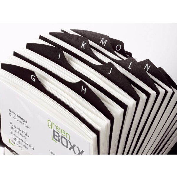 DURABLE Visitenkartenkartei VISIFIX, silber