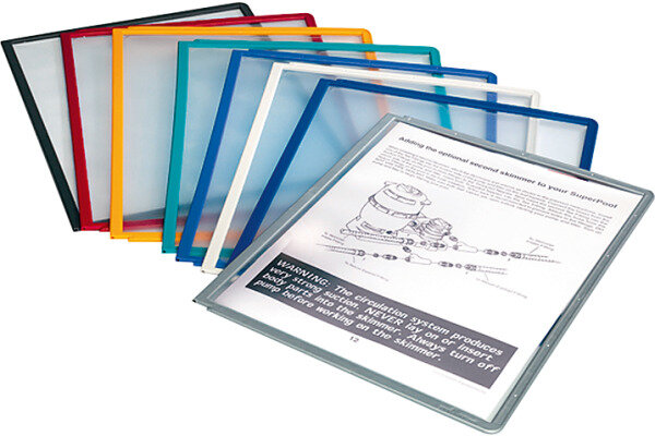 DURABLE Plaque-pochettes SHERPA A4 560600 couleurs assortis